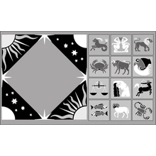 Пример трафарета Комплект Зодиак