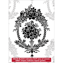 Пример трафарета Рококо 3