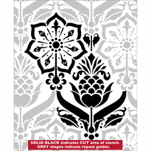 Пример трафарета Дамаст 2