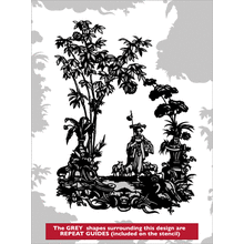 Пример трафарета Пастушка