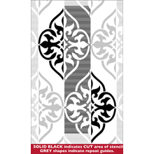 Пример трафарета Готика 6