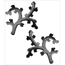 Пример трафарета Коралл 3