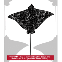 Пример трафарета Лучи