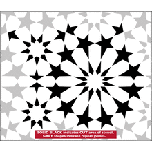 Пример трафарета Андалусия