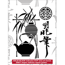 Пример трафарета Япония 2