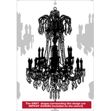 Пример трафарета Канделябры