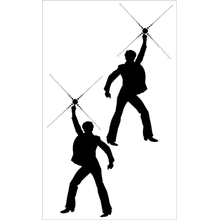 Пример трафарета Диско