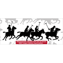 Пример трафарета Поло