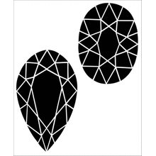 Пример трафарета Рубины