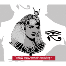 Пример трафарета Клеопатра