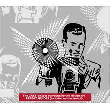 Пример трафарета Папарацци