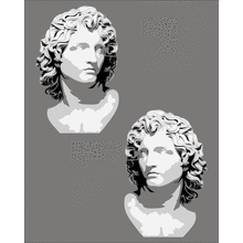 Пример трафарета Александр 2