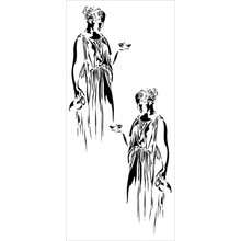 Пример трафарета Весталки