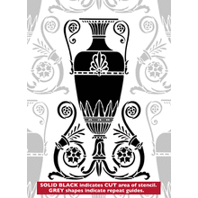 Пример трафарета Вазы Регент