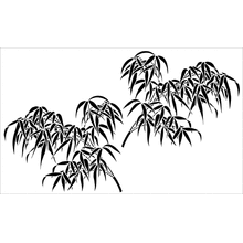 Пример трафарета Бамбук 9