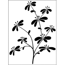 Пример трафарета Сорняки