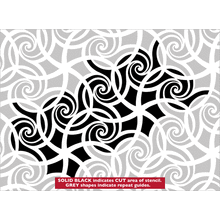 Пример трафарета Водовороты 2