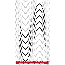 Пример трафарета Отлив