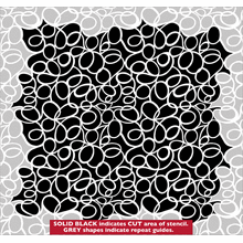 Пример трафарета Каракули