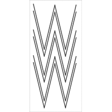 Пример трафарета Шевроны