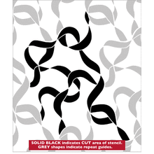 Пример трафарета Ленточки 3