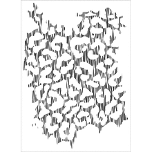 Пример трафарета Шкура леопарда