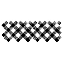 Пример трафарета Сизаль