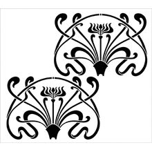 Пример трафарета Рене Лалик