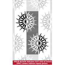 Пример трафарета Частичное затмение