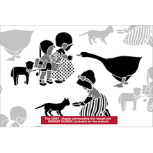 Пример трафарета Детские сказки 1