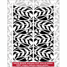 Пример трафарета Лотус 3