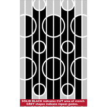 Пример трафарета Коктейль с шампанским