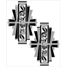 Пример трафарета Баккара