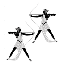 Пример трафарета Амазонки