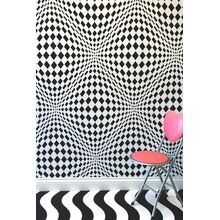 Абстрактный трафарет для стен