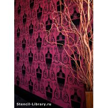 Греческие обои - трафарет для стен