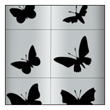 Трафареты бабочек - комплект