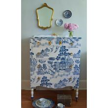 Образец трафарета для стен в китайском стиле