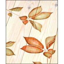 Пример трафарета листьев