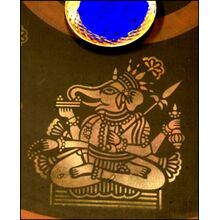 Трафарет Ганеша