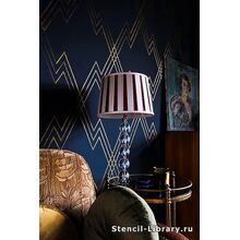 Винтажный трафарет для стен
