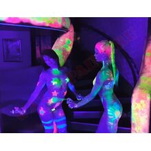 Смываема краска светится в ультрафиолете