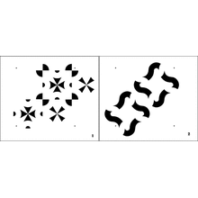 Как устроен трафарет Святой Августин