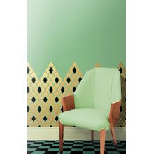 Декор стены трафаретом в китайском стиле