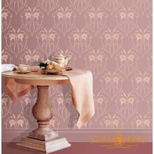 Пример декора стены трафаретом в стиле модерн