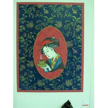 Трафарет гейши образец