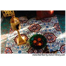 Пример трафарета с турецким орнаментом