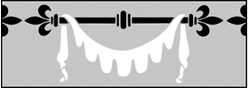 Трафарет Занавес 2