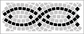 Пример трафарета Бордюр 245
