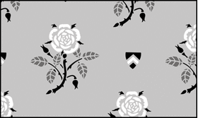 Трафарет Обычные обои из роз